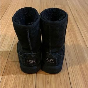Ugg Classic Sherling Black Boots sz 9